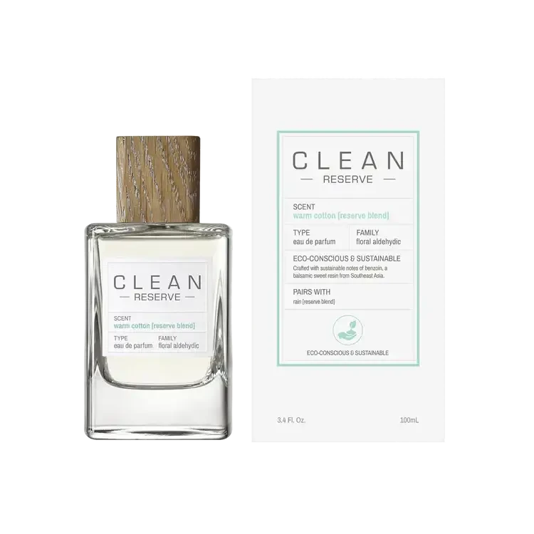 Scent Sorority Clean Warm Cotton by Clean Eau De Parfum 3.4 oz