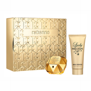 Paco Rabanne Paco Rabanne Lady Million by Paco Rabanne Gift Set - 2.7oz Eau De Parfum + 3.4oz Body Lotion