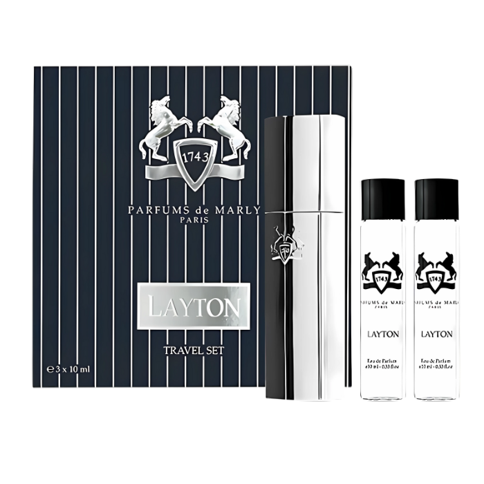 Parfums De Marly Parfums De Marly Layton Royal Essence by Parfums De Marly Three Eau De Parfum Travel Set 3 x .34 oz