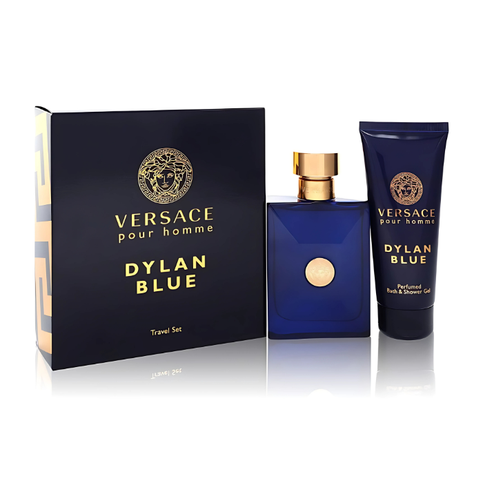 Versace Versace Versace Pour Homme Dylan Blue by Versace Gift Set - 3.4 oz Eau de Toilette + 3.4 oz Shower Gel